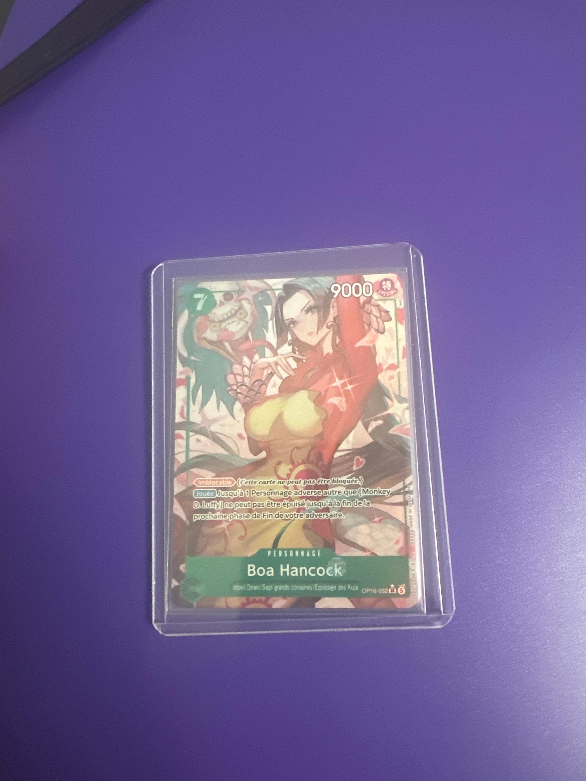 Carte Boa Hancock OP16-032_p1 Super Rare du set OP-16 BOOSTER PACK -THE TIME OF BATTLE- (langue FR) — One Piece TCG édité par Bandai