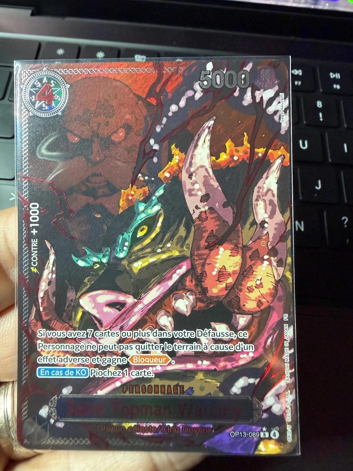 Carte Saint Topman Warcury OP13-089_p2 Rare du set OP-13 Carrying on His Will (langue FR) — One Piece TCG édité par Bandai