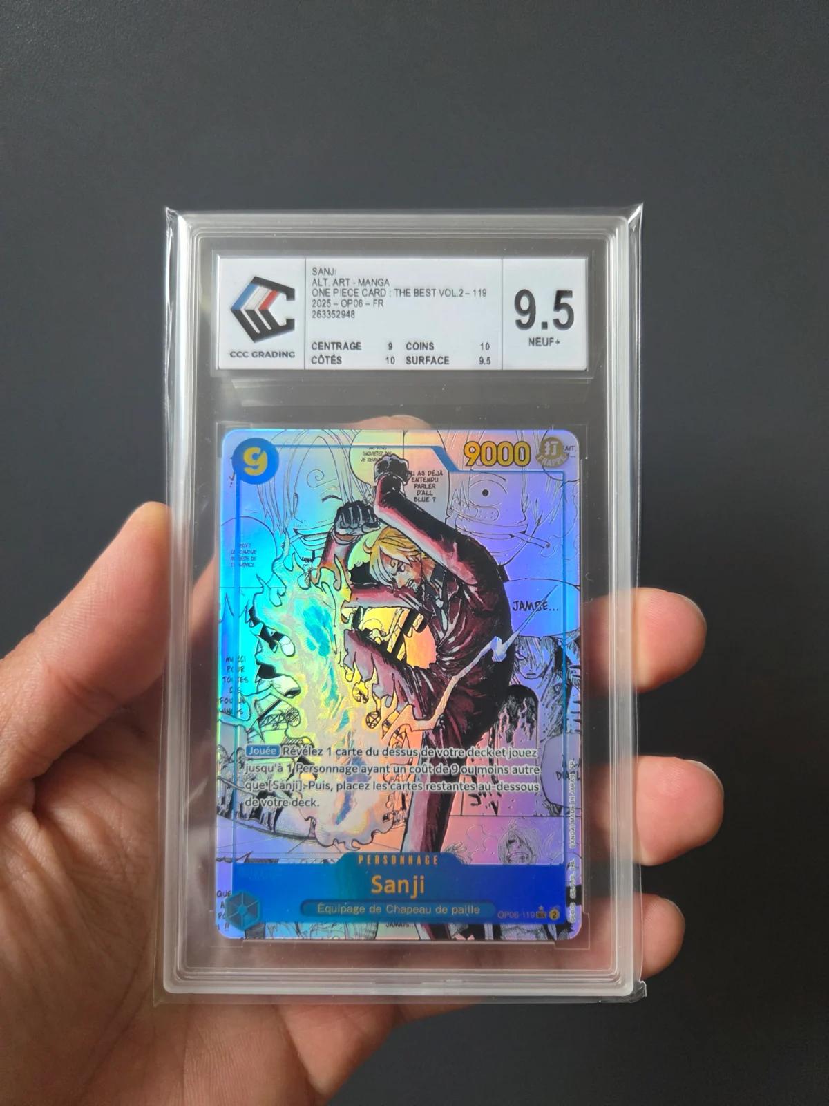 Carte Sanji OP06-119_p3 Secret Rare PRB-02 — One Piece TCG FR (Bandai)