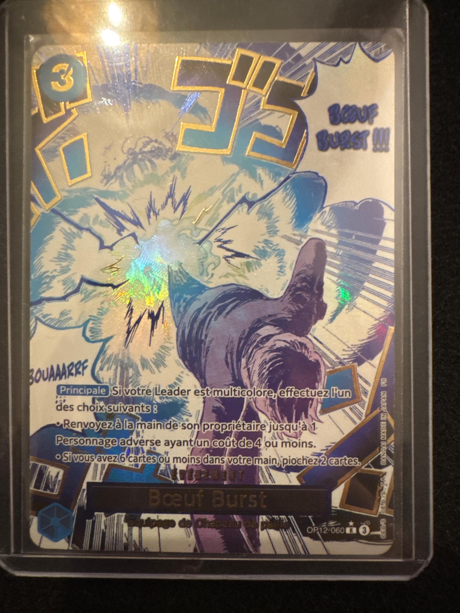 Carte Bœuf Burst OP12-060_p1 Rare OP-12 — One Piece TCG FR (Bandai)