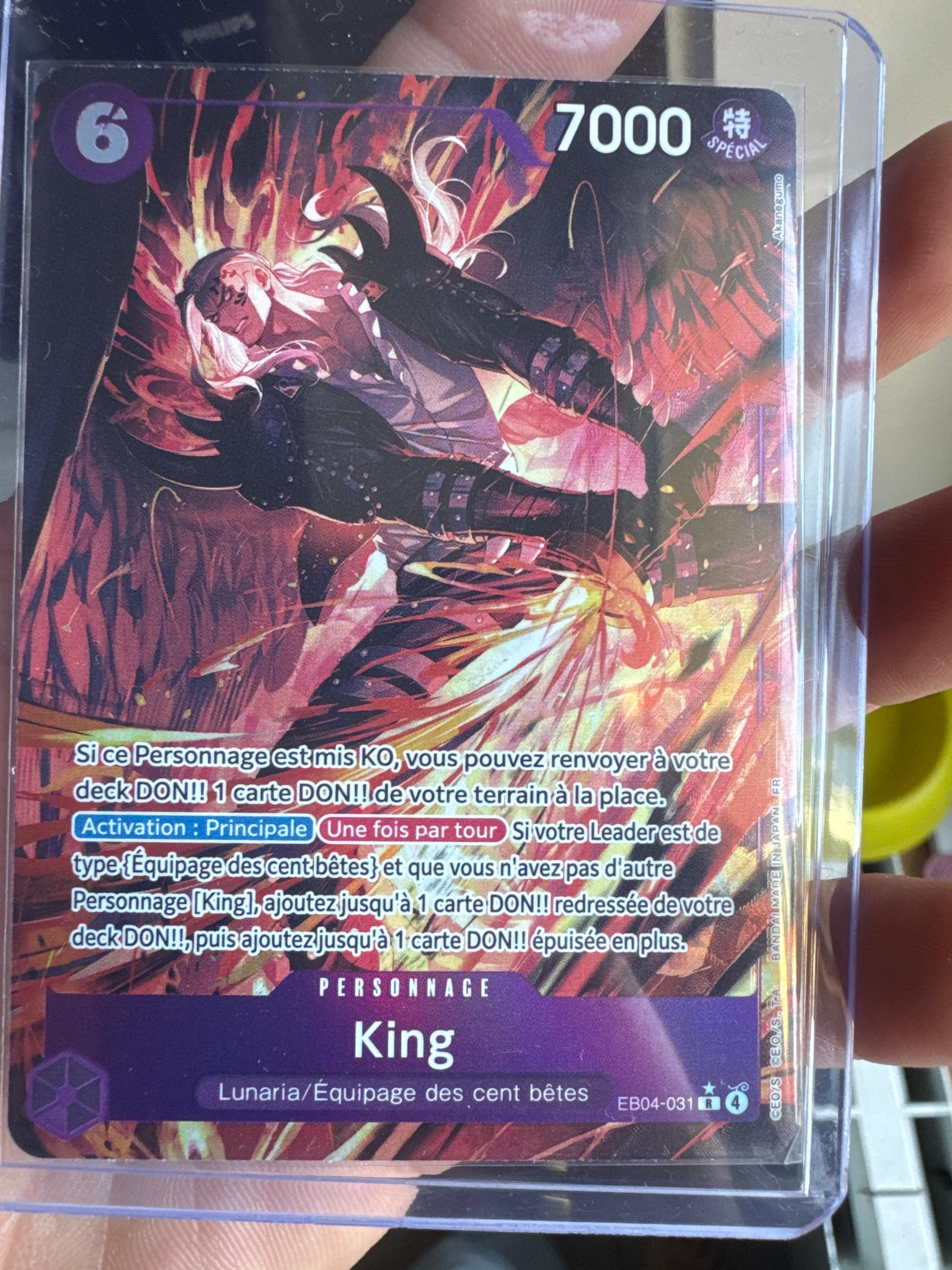 Carte King EB04-031_p1 Rare OP14-EB04 — One Piece TCG FR (Bandai)