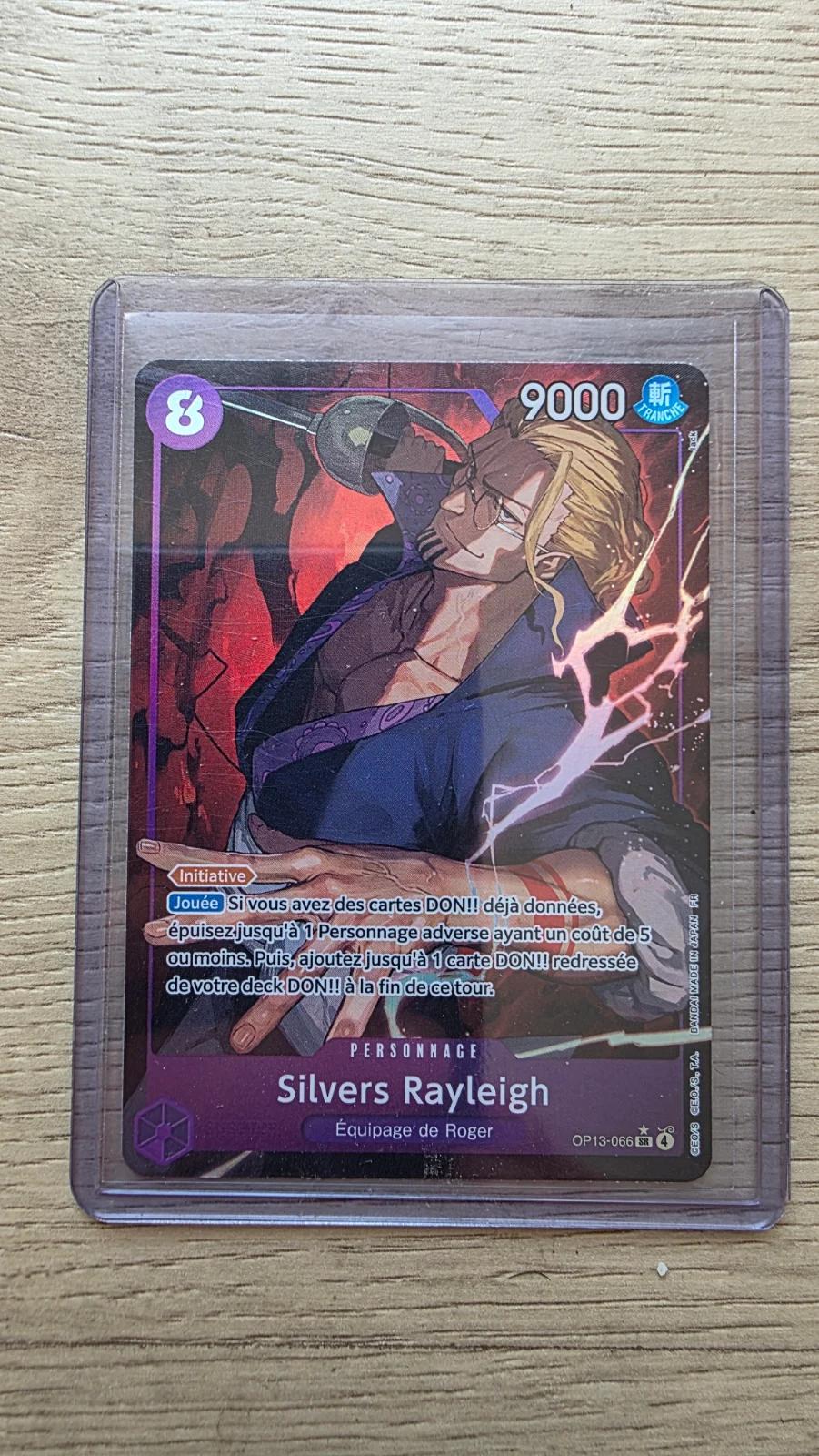 Carte SILVERS RAYLEIGH OP13-066 du set OP13 (langue FR) — One Piece TCG édité par Bandai