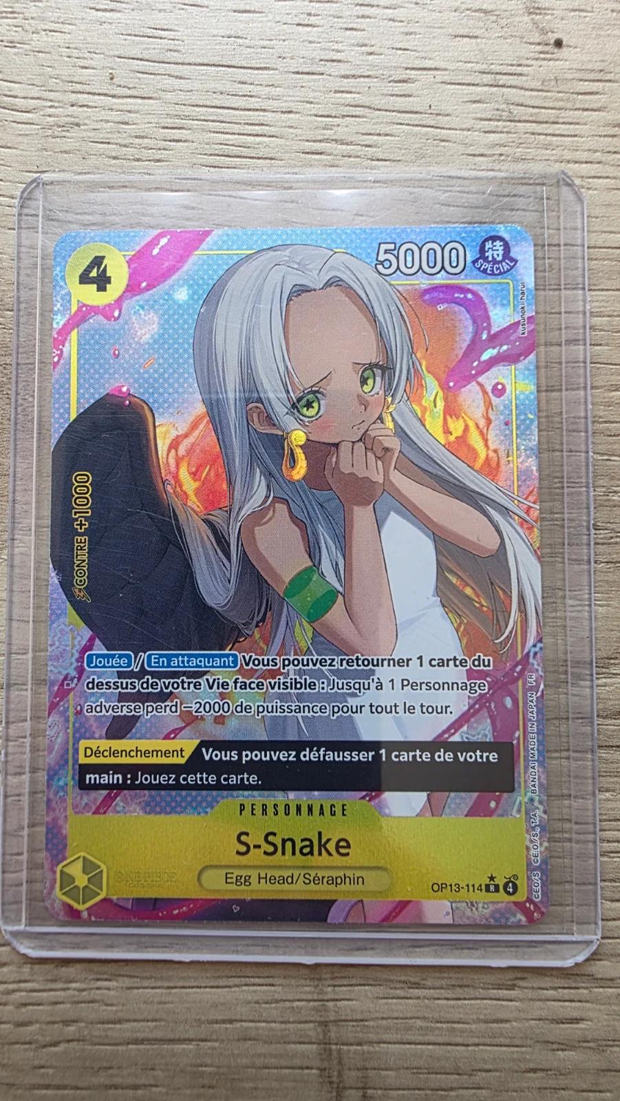 Carte S-SNAKE OP13-114 du set OP13 (langue FR) — One Piece TCG édité par Bandai
