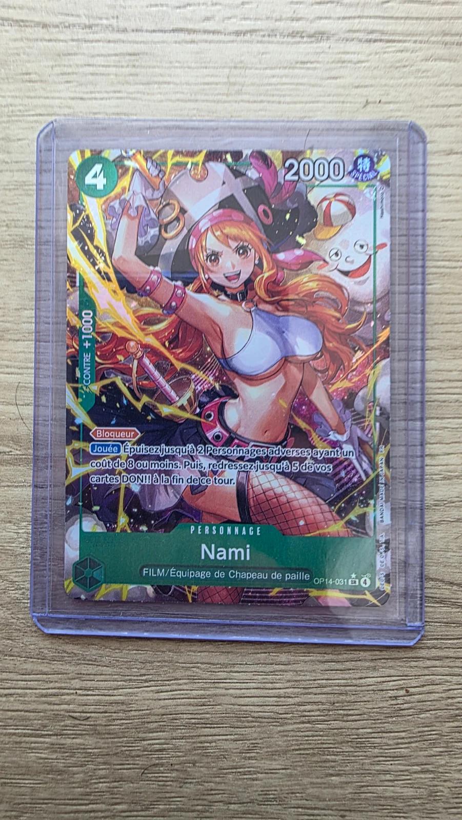 Carte NAMI OP14-031 du set OP14 (langue FR) — One Piece TCG édité par Bandai