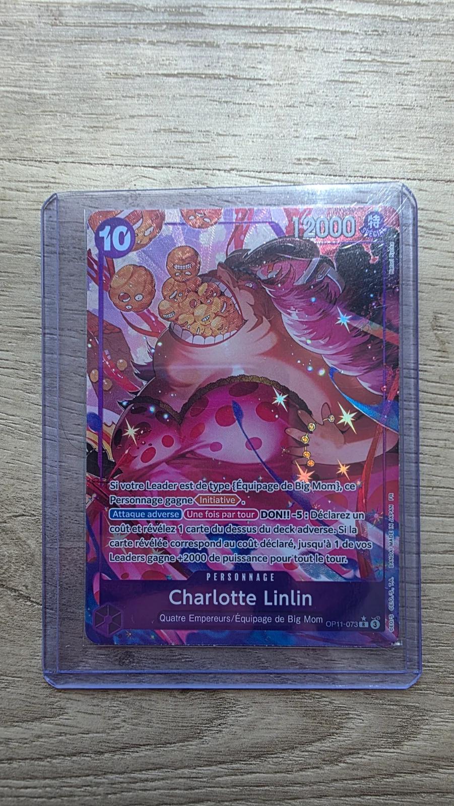 Carte CHATLOTTE LINLIN OP11-073 du set OP11 (langue FR) — One Piece TCG édité par Bandai