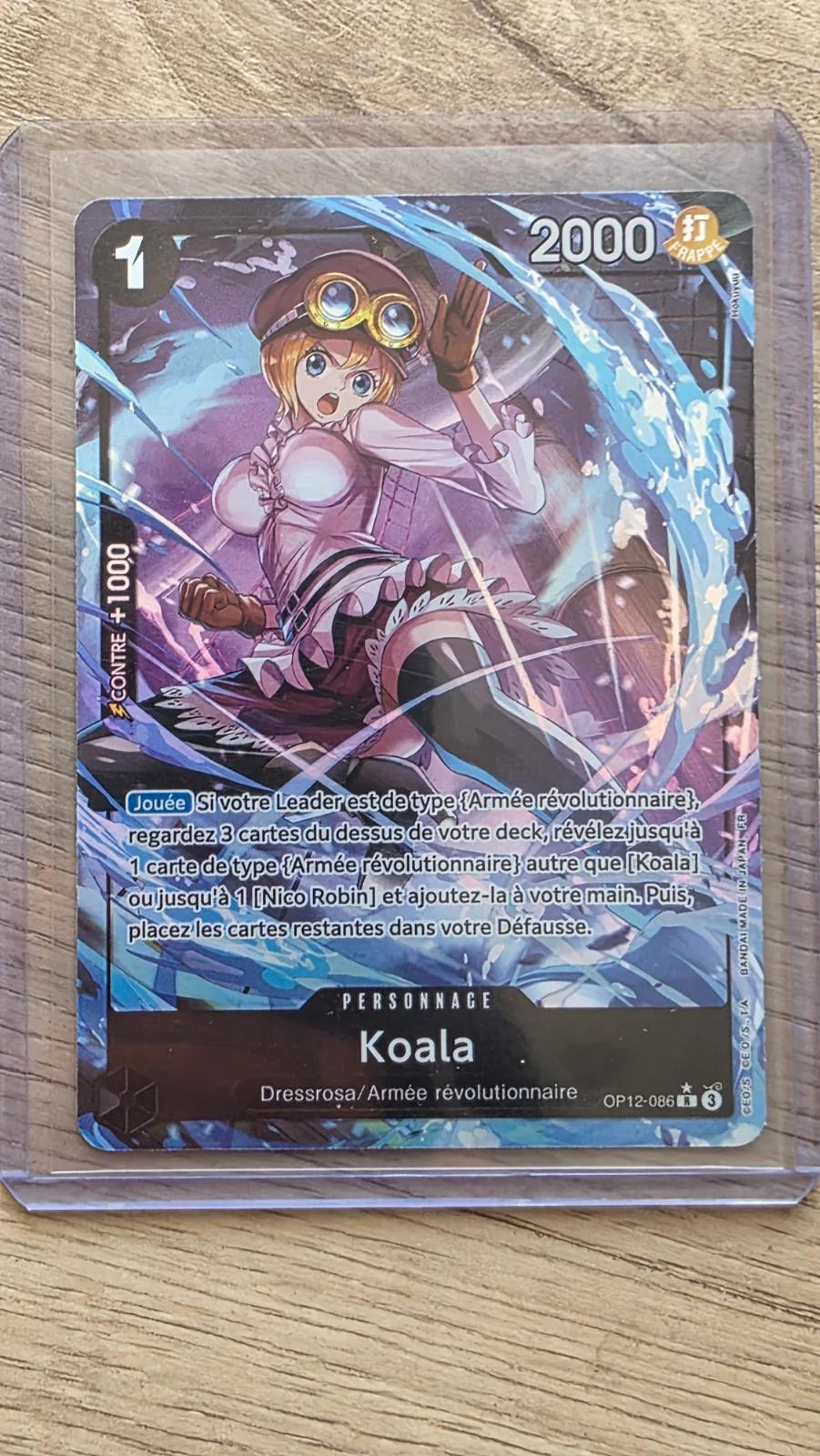 Carte KOALA OP12-086 du set OP12 (langue FR) — One Piece TCG édité par Bandai