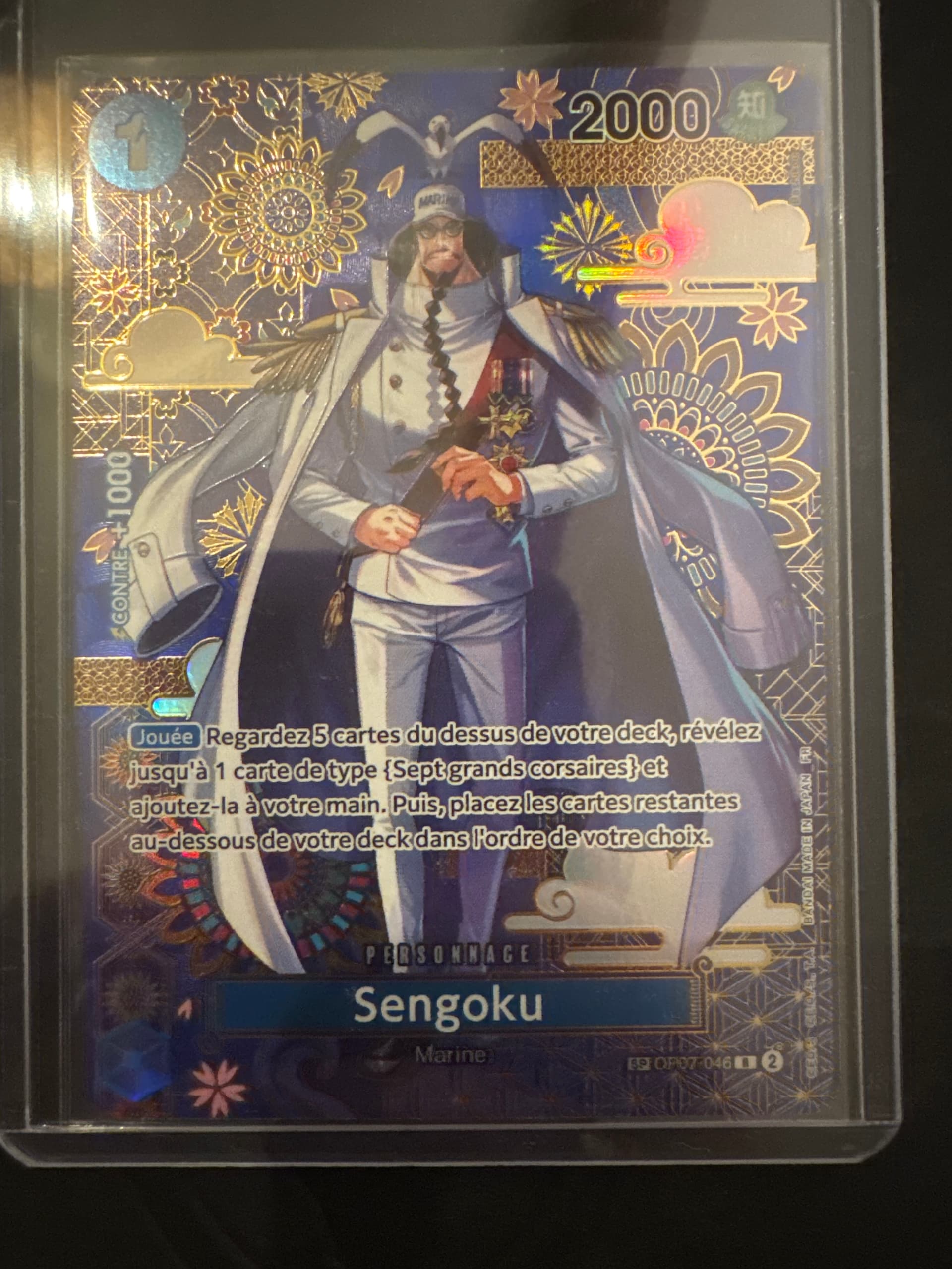 Carte Sengoku OP07-046_p1 Rare du set OP-07 500 Years in the Future (langue FR) — One Piece TCG édité par Bandai