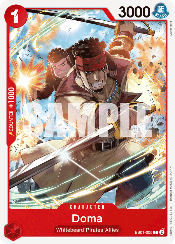 Carte Doma EB01-005 Common — One Piece TCG EB-01 (Bandai)
