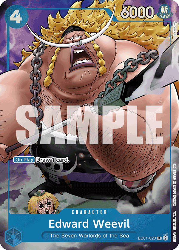 Carte Alt-Art Edward Weevil EB01-023_p2 Rare — One Piece TCG OTHER One Piece Products (Bandai)