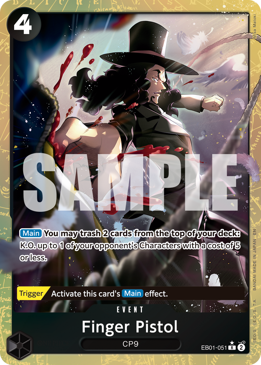 Carte Alt-Art Index Gun EB01-051_p1 Rare — One Piece TCG PRB-02 The Best Vol. 2 (Bandai)