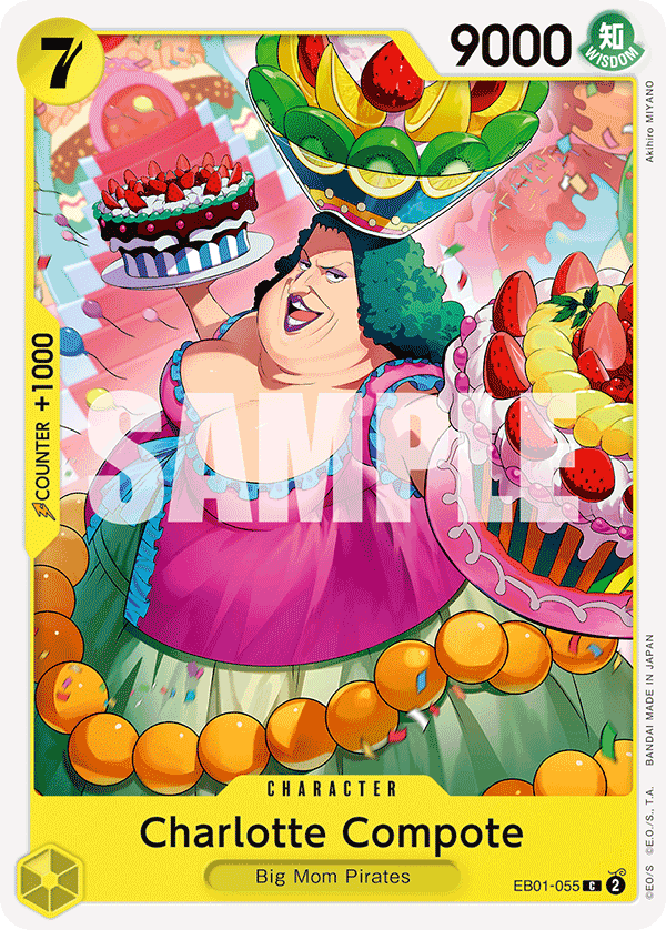 Carte Charlotte Compote EB01-055 Common — One Piece TCG EB-01 Memorial Collection (Bandai)