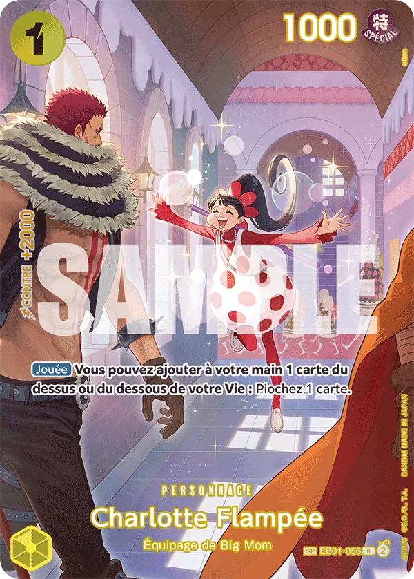 Carte Charlotte Flampée EB01-056_p1 Special OP-10 — One Piece TCG (Bandai)