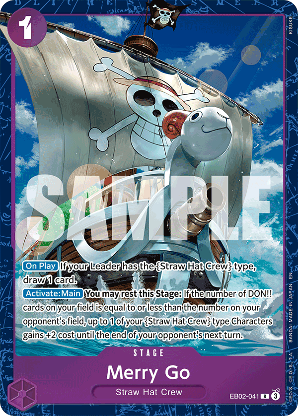 Carte Alt-Art Merry Go EB02-041_p1 Rare — One Piece TCG OTHER One Piece Products (Bandai)