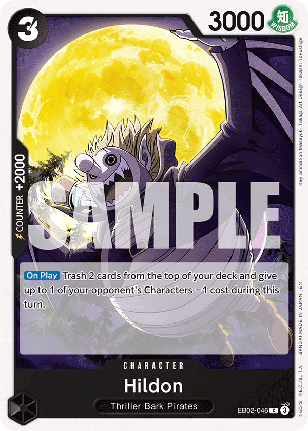 Carte Hildon EB02-046 Common — One Piece TCG EB-02 Anime 25th Collection (Bandai)