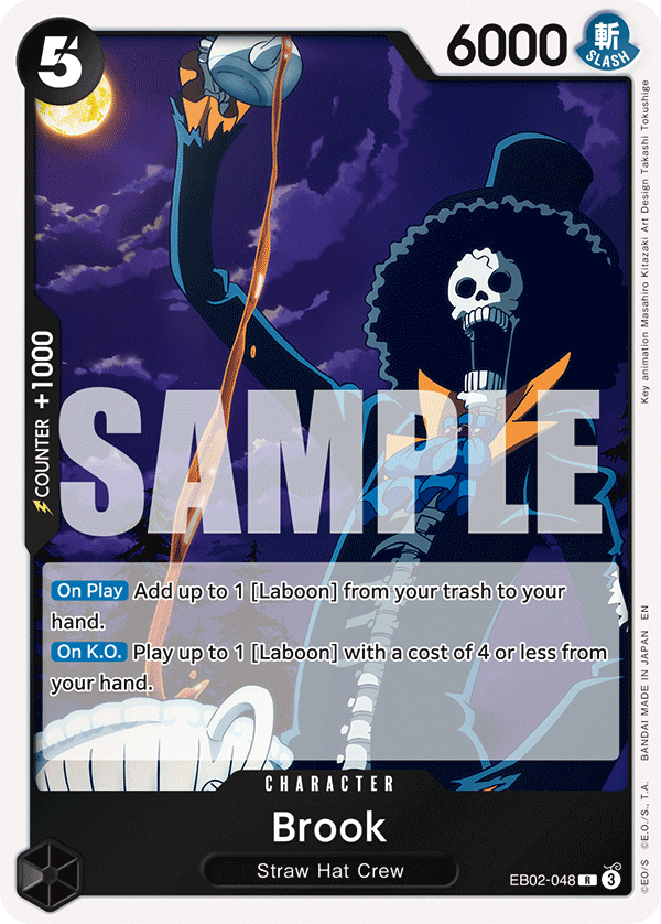 Carte Brook EB02-048 Rare — One Piece TCG EB-02 Anime 25th Collection (Bandai)