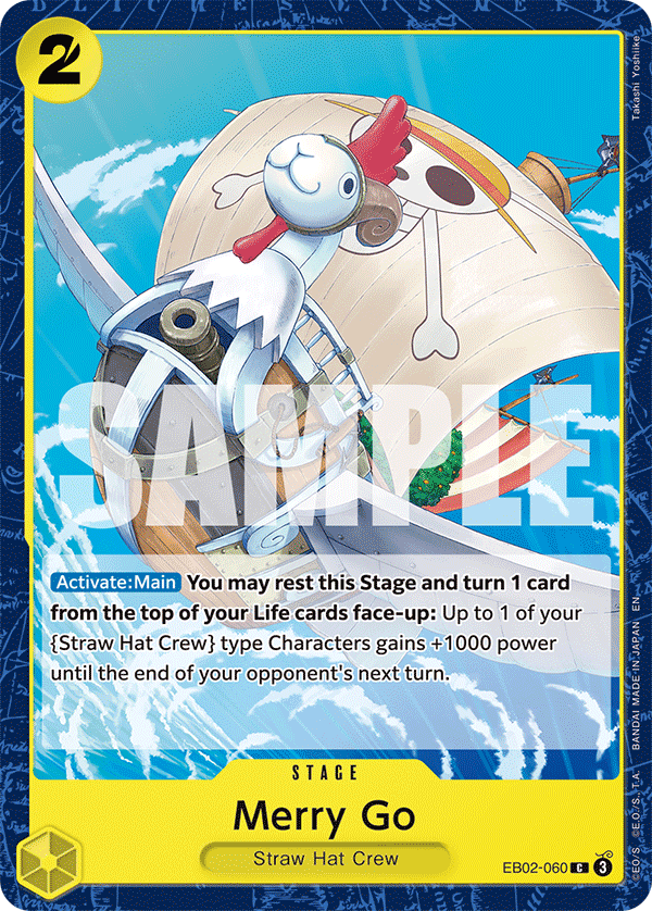 Carte Vogue Merry EB02-060 Common — One Piece TCG EB-02 Anime 25th Collection (Bandai)