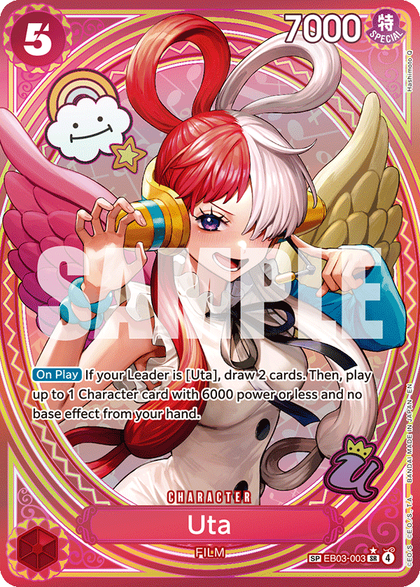 Carte Alt-Art Uta EB03-003_p2 Special — One Piece TCG EB-03 Heroines Edition (Bandai)