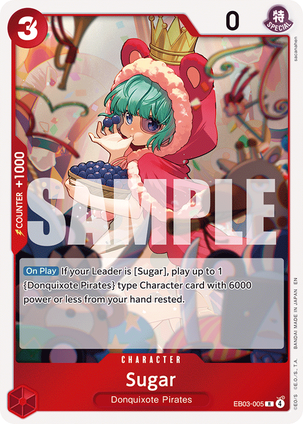 Carte Sugar EB03-005 Rare — One Piece TCG EB-03 (Bandai)