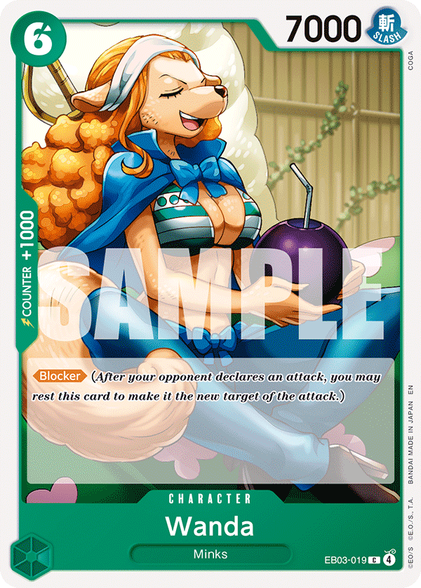 Carte Wanda EB03-019 Common — One Piece TCG EB-03 Heroines Edition (Bandai)