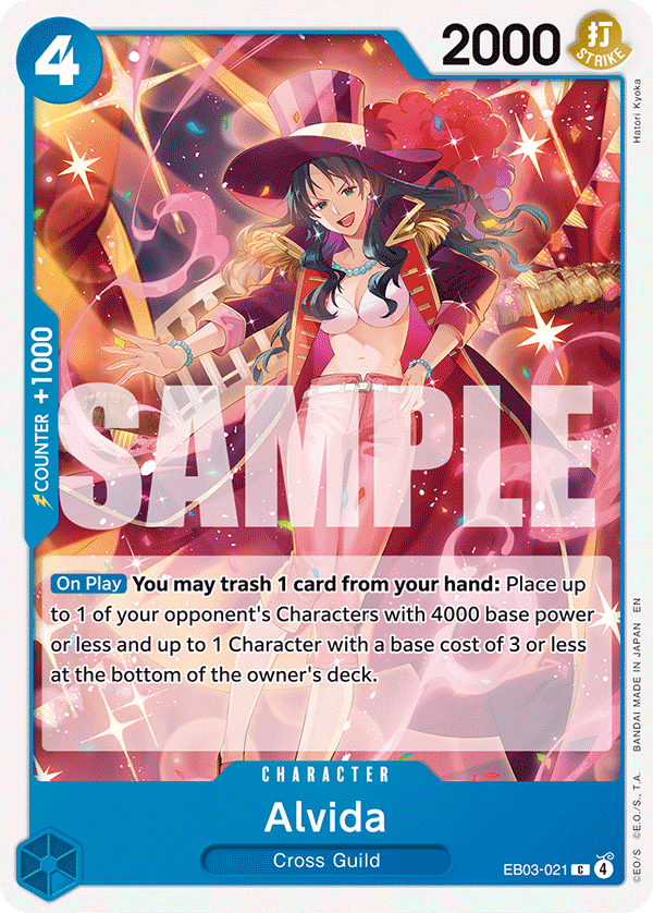 Carte Alvida EB03-021 Common — One Piece TCG EB-03 (Bandai)