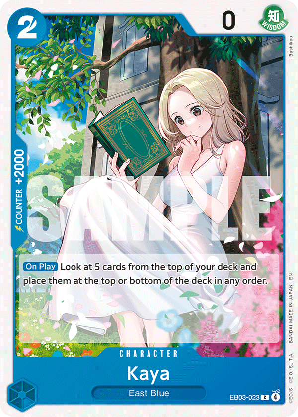 Carte Kaya EB03-023 Common — One Piece TCG EB-03 (Bandai)