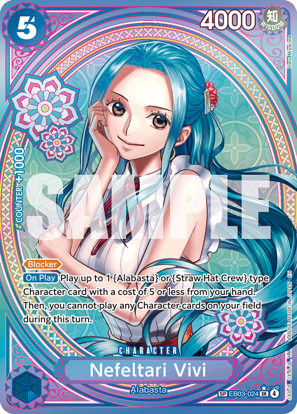 Carte Alt-Art Nefertari Vivi EB03-024_p2 Special — One Piece TCG EB-03 Heroines Edition (Bandai)