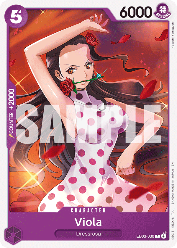 Carte Viola EB03-030 Common — One Piece TCG EB-03 Heroines Edition (Bandai)