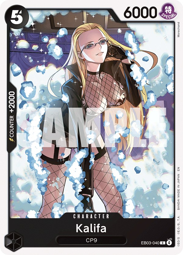 Carte Kalifa EB03-040 Common — One Piece TCG EB-03 Heroines Edition (Bandai)
