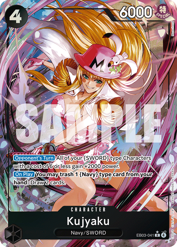 Carte Alt-Art Kujaku EB03-041_p1 Rare — One Piece TCG EB-03 Heroines Edition (Bandai)