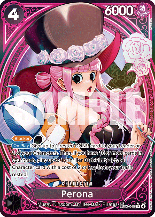 Carte Alt-Art Perona EB03-045_p2 Special — One Piece TCG EB-03 Heroines Edition (Bandai)