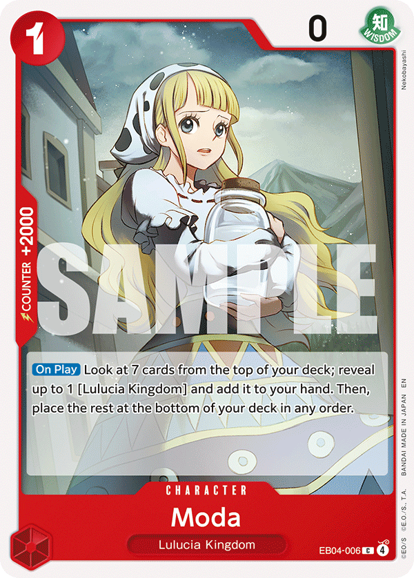 Carte Moda EB04-006 Common — One Piece TCG OP15-EB04 Adventure on Kami's Island (Bandai)