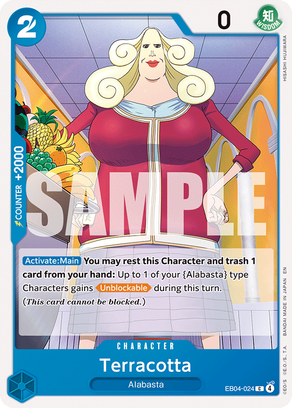 Carte Terracotta EB04-024 Common — One Piece TCG OP14-EB04 (Bandai)