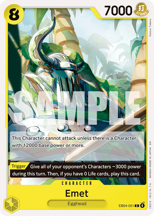 Carte Emet EB04-051 Common — One Piece TCG OP15-EB04 (Bandai)