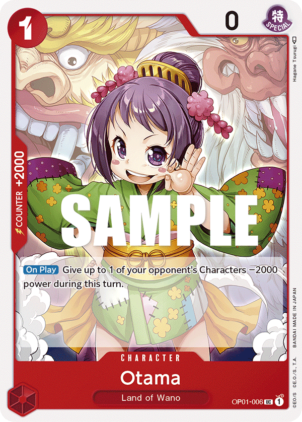 Carte Otama OP01-006 Uncommon — One Piece TCG OP-01 Romance Dawn (Bandai)