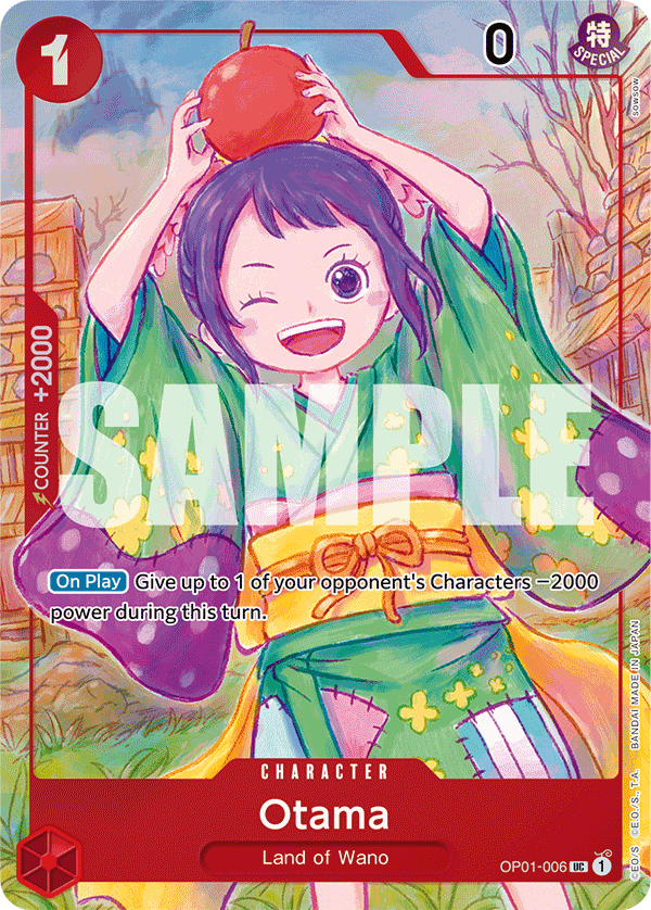 Carte Alt-Art O-Tama OP01-006_p1 Uncommon — One Piece TCG OTHER One Piece Products (Bandai)