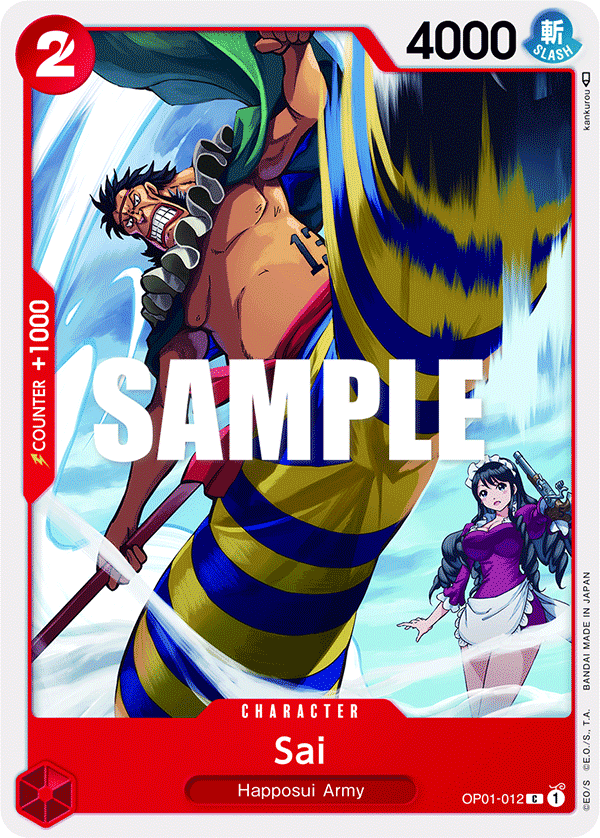 Carte Sai OP01-012 Common — One Piece TCG OP-01 Romance Dawn (Bandai)