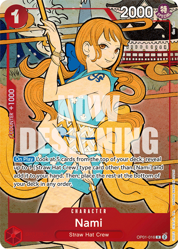 Carte Manga Rare Nami OP01-016_p7 Rare — One Piece TCG OTHER One Piece Products (Bandai)
