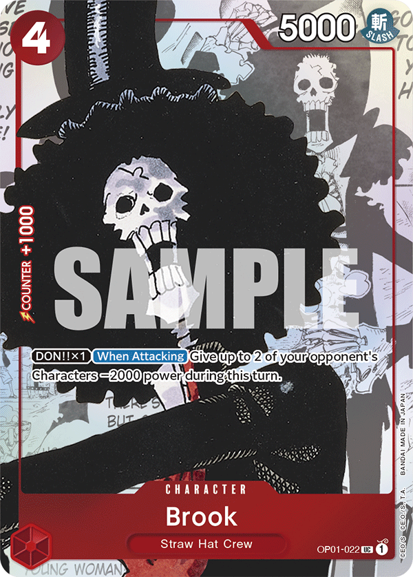 Carte Alt-Art Brook OP01-022_p1 Uncommon — One Piece TCG OTHER One Piece Products (Bandai)