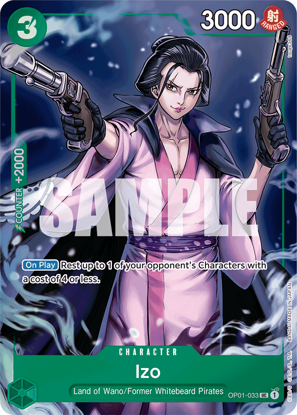 Carte Alt-Art Izo OP01-033_p6 Uncommon — One Piece TCG OTHER One Piece Products (Bandai)