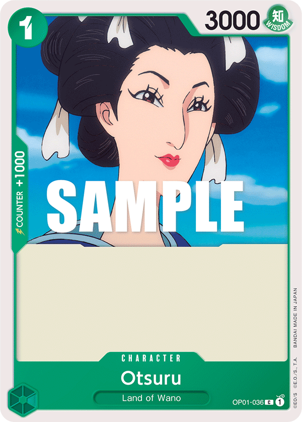 Carte Otsuru OP01-036 Common — One Piece TCG OP-01 Romance Dawn (Bandai)