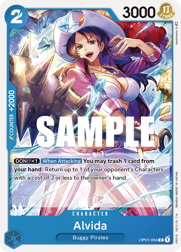 Carte Alvida OP01-064 Common — One Piece TCG OP-01 (Bandai)