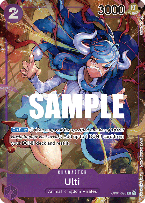 Carte Alt-Art Ulti OP01-093_p1 Rare — One Piece TCG OP-01 Romance Dawn (Bandai)