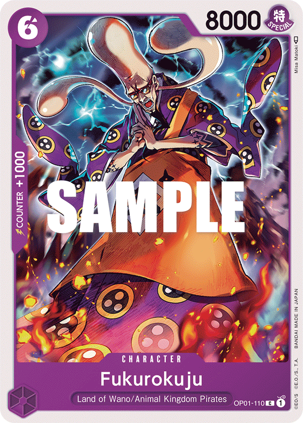 Carte Fukurokuju OP01-110 Common — One Piece TCG OP-01 Romance Dawn (Bandai)