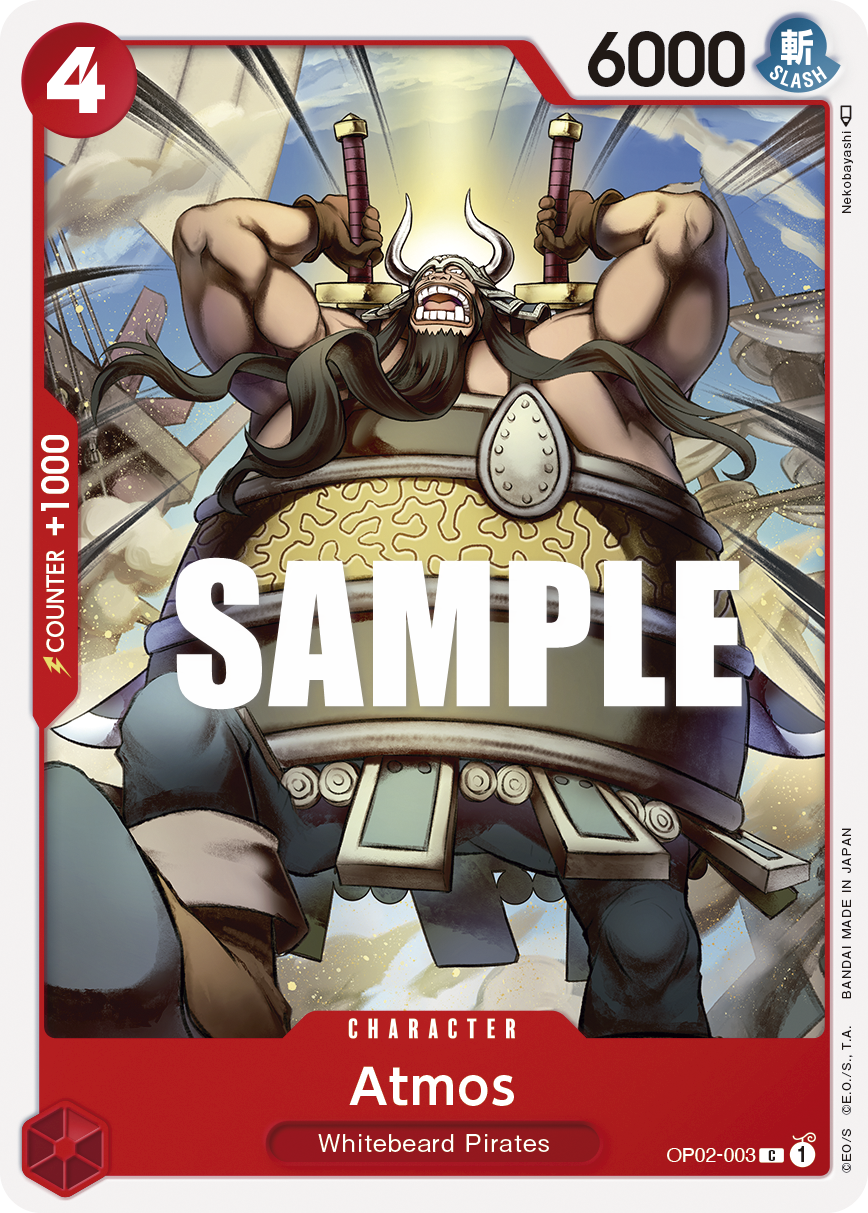 Carte Atmos OP02-003 Common — One Piece TCG OP-02 (Bandai)