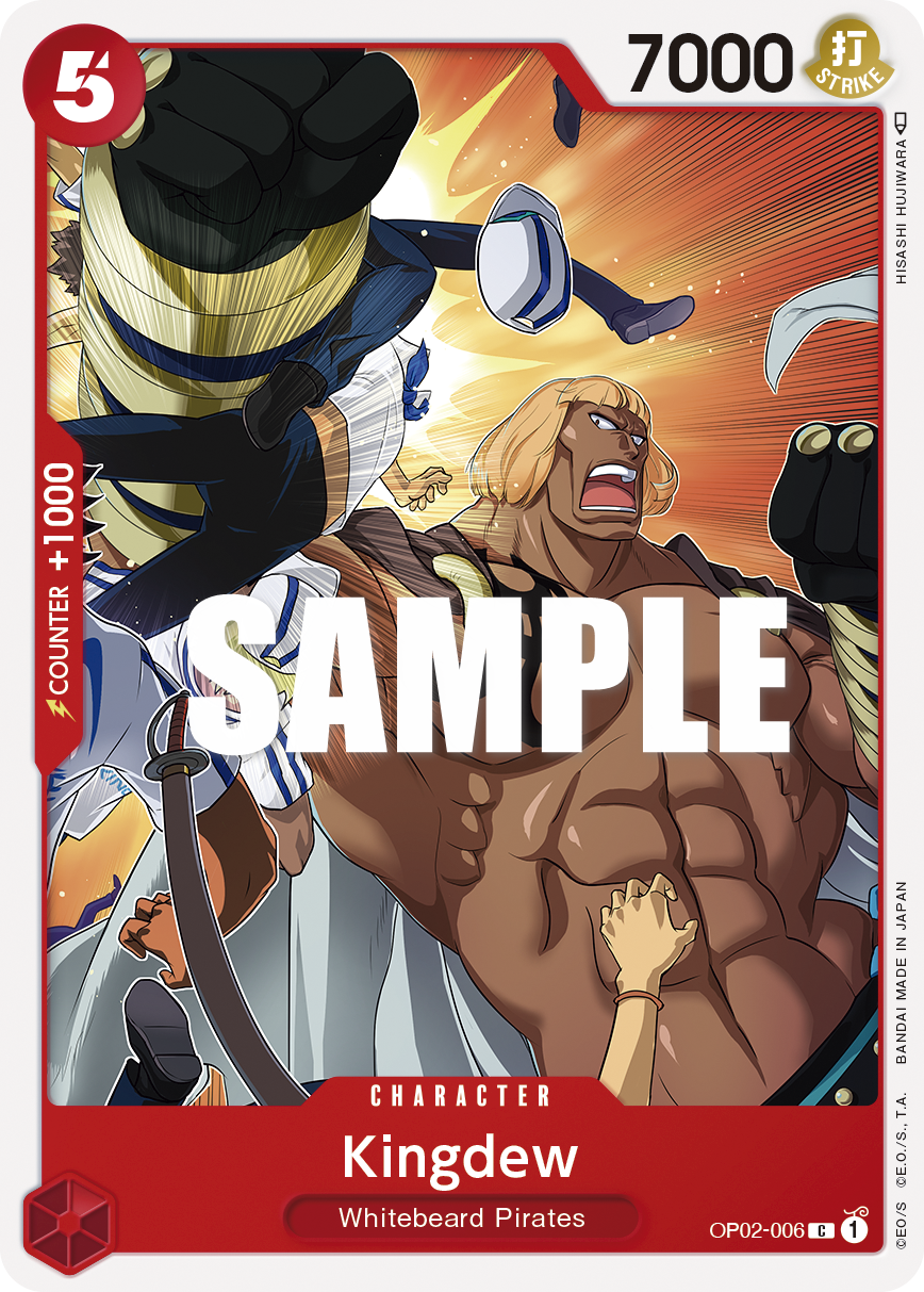 Carte Kingdew OP02-006 Common — One Piece TCG OP-02 Paramount War (Bandai)