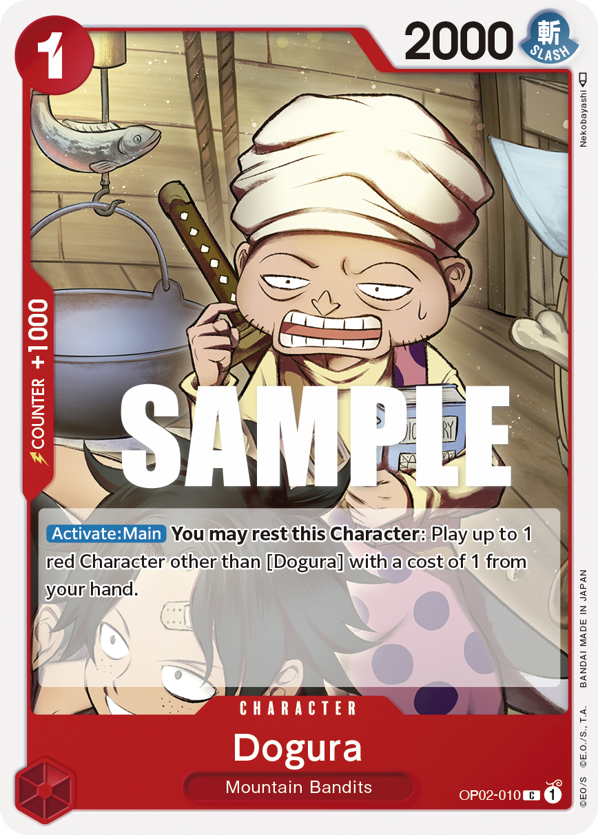 Carte Dogura OP02-010 Common — One Piece TCG OP-02 Paramount War (Bandai)