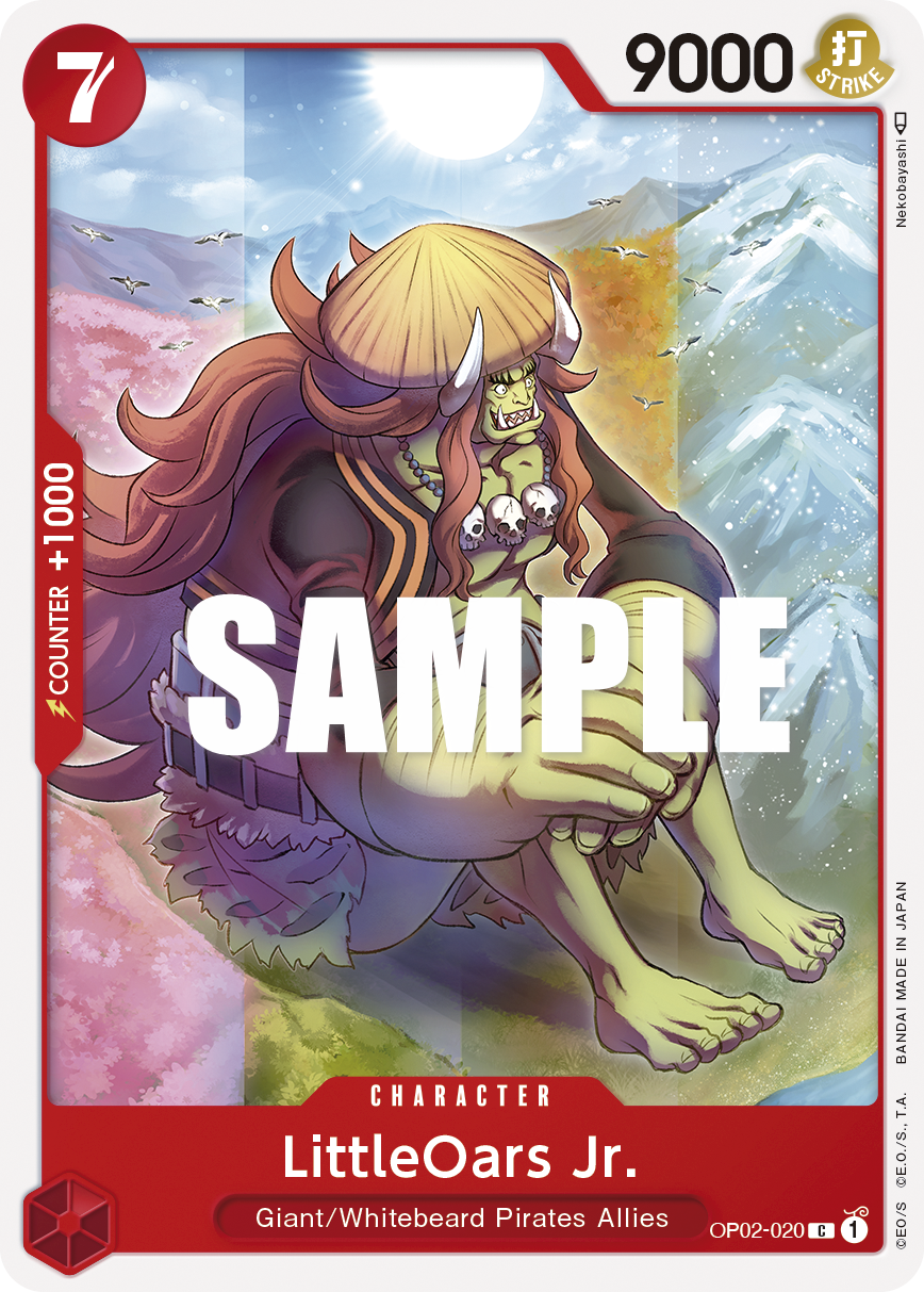 Carte LittleOars Jr. OP02-020 Common — One Piece TCG OP-02 Paramount War (Bandai)