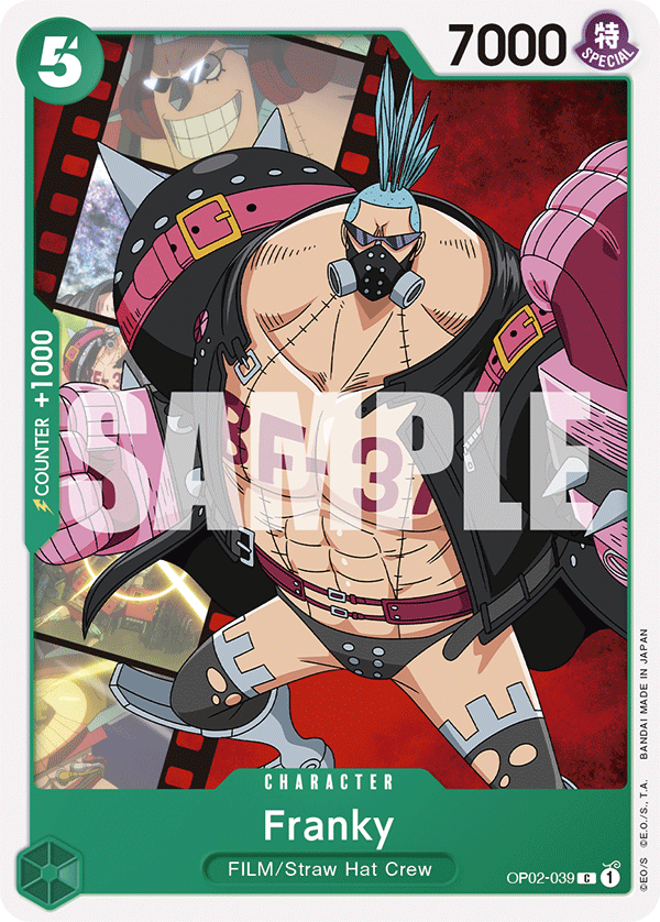 Carte Franky OP02-039_p1 Common — One Piece TCG ST-11 (Bandai)