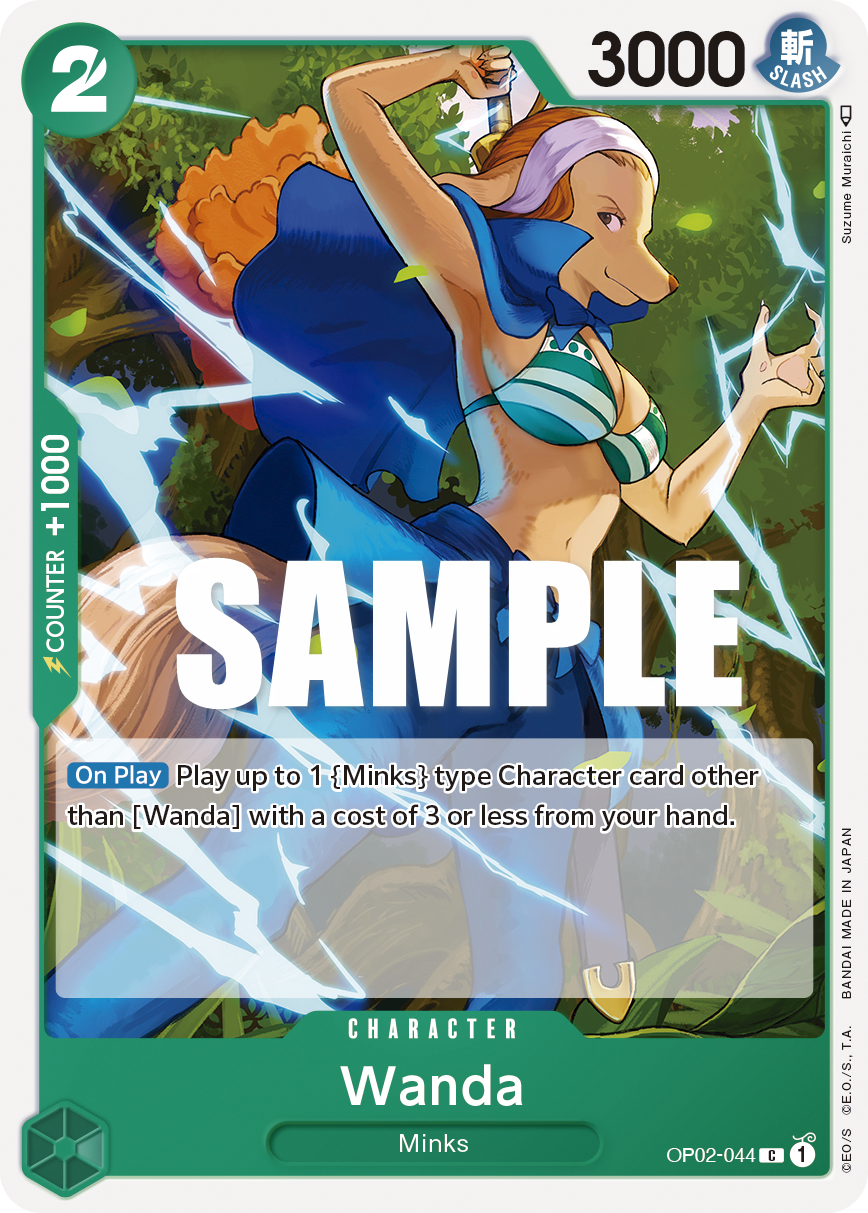Carte Wanda OP02-044 Common — One Piece TCG OP-02 Paramount War (Bandai)