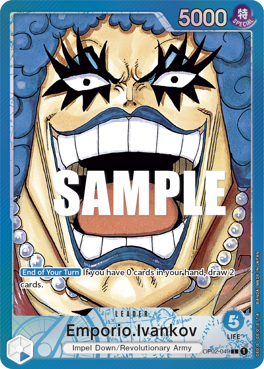 Carte Emporio.Ivankov OP02-049_p1 Leader — One Piece TCG OP-02 (Bandai)